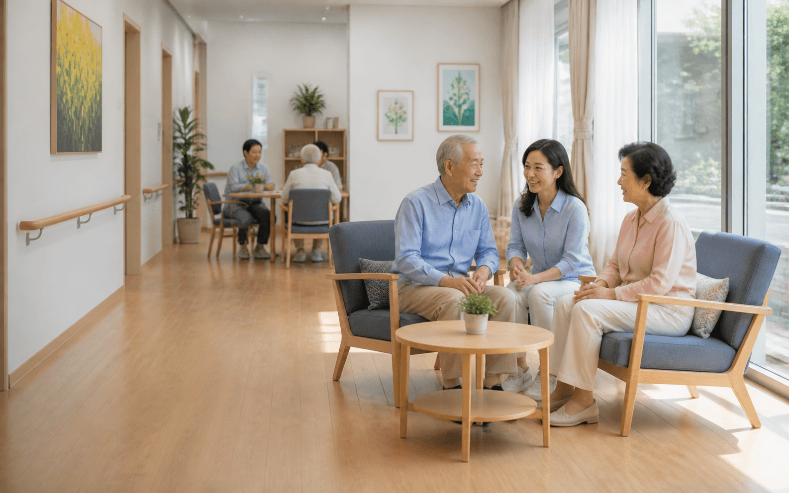 Không gian chăm sóc sức khỏe dễ tiếp cận cho người lớn tuổi